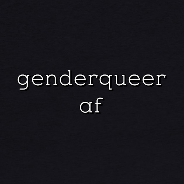 genderqueer af by Meow Meow Designs